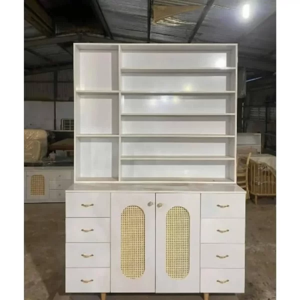 Bàn Học, Tủ Quần Áo Em Bé - Mẫu 02