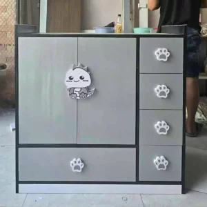 Bàn Học, Tủ Quần Áo Em Bé - Mẫu 04
