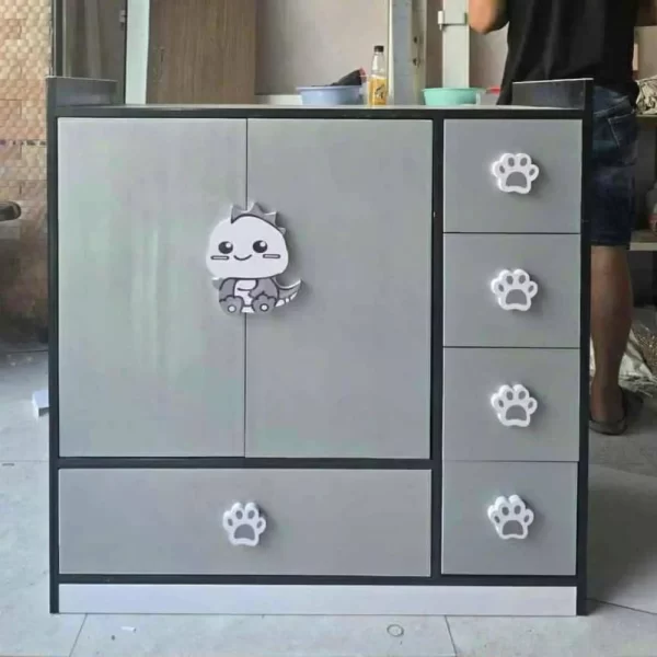 Bàn Học, Tủ Quần Áo Em Bé - Mẫu 04