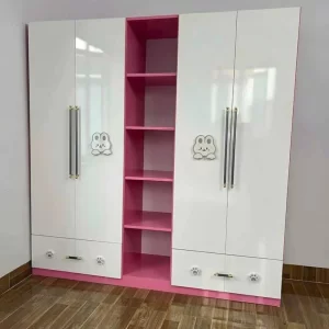 Bàn Học, Tủ Quần Áo Em Bé - Mẫu 06