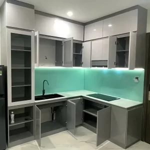 Tủ Bếp Nhựa Vincoplast Cánh Acrylic - Mã 022
