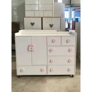 Bàn Học, Tủ Quần Áo Em Bé - Mẫu 07