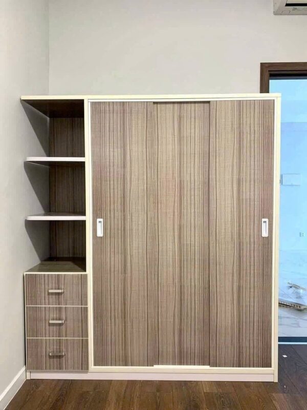 Tủ Quần Áo Cánh Lùa Giả Gỗ